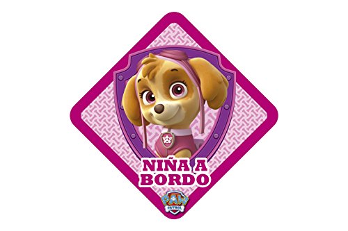 Paw Patrol Adesivo Ragazza A Bordo Skye. Adesivo Per Il Lunotto Dell'Auto. Divertimento Con I Personaggi