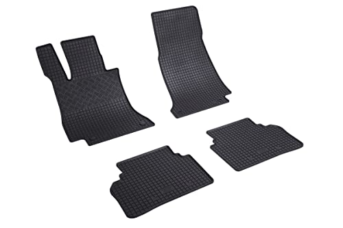 F904130 - Tappetini Su Misura Per Auto In Gomma Antiscivolo Compatibile Con Classe E W213 Berlina Dal 2016-, Classe E S213 Station Wagon Dal 2016-, Cl