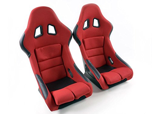 Sedile Sportivo Set Edition 2, Tessuto Rosso