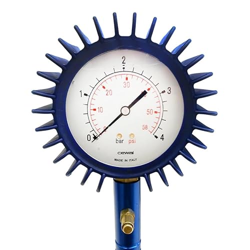 Piega 1210325 Manometro Pressione Gomme, 100 Mm Valiga