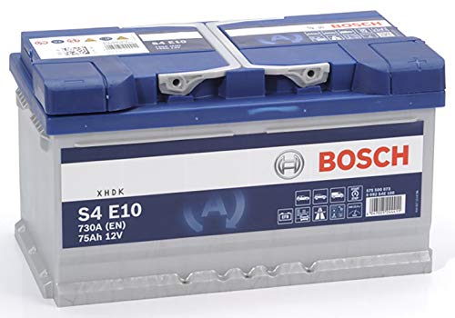 Bosch S4E10, Batteria Per Auto, 75A/H, 730A, Tecnologia Efb, Adattato Per Veicoli Con Sistema Start/Stop