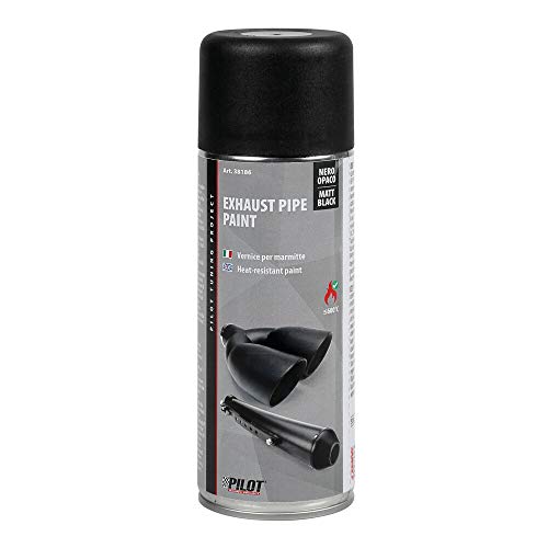 Pilot 38186 Vernice Spray Per Marmitte - 400 Ml - Nero Opaco