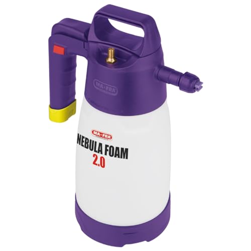 Ma-Fra, Nebula Foam 2.0 Nebulizzatore Schiumogeno Bi-Uso, Pompa A Carica Manuale Ed Automatica Ad Aria Compressa, Capacità Massima Serbatoio 2L, Capac