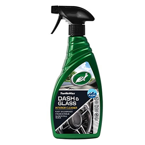 Turtle Wax Dash & Glass Cleaner Interno E Protettivo, Spray Per Pulizia Superiore Per Cruscotto, Vetro, Schermo Tecnico E Tutte Le Superfici Dure Inte