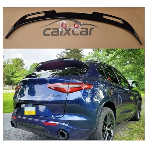 Caixcar Stelvio Soffitto Stelvio Dal 2016 Nero Lucido Spoiler Stelvio