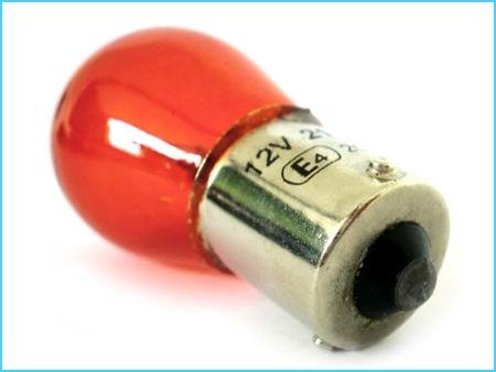 10 Pezzi Lampade Alogena 24V, Ricambio Lampada Per Camion (Ba15S Py21W Arancione 24V 21W)