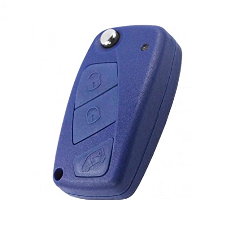 Cover Chiave Guscio Fiat Panda Grande Punto Ducato Doblò Idea Stilo Telecomando 3 Tasti Blu