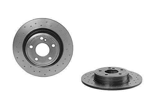 Brembo Xtra 08.B348.4X - Disco Freno Forato Posteriore, Set Di 2