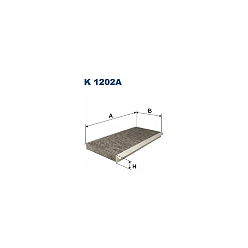 Filtron - Filtro Habitaculo Mercedes A (W169) B (W245), Taglia: 430 X 193 X 36 Mm