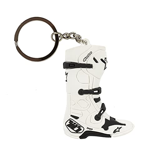 Alpinestars, New Tech 10 Boot, Portachiavi Uomo, Bianco, Os