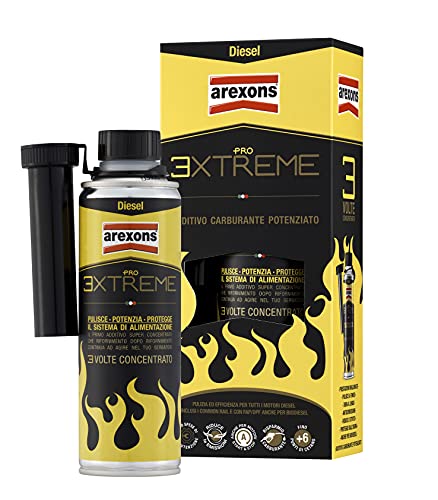 Arexons Additivo Pro Extreme Diesel, 325 Ml, Adatto Per Tutti Motori Gasolio, 3 Volte Più Concentrato, Protegge Dalla Corrosione, Mantiene Motore Puli