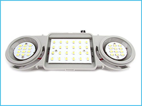 Carall Le0608 Kit Plafoniera Luci Led Di Cortesia Lettura Posteriore Compatibile Con Vw Golf 6 Golf 5 Golf Plus Jetta Passat Cc