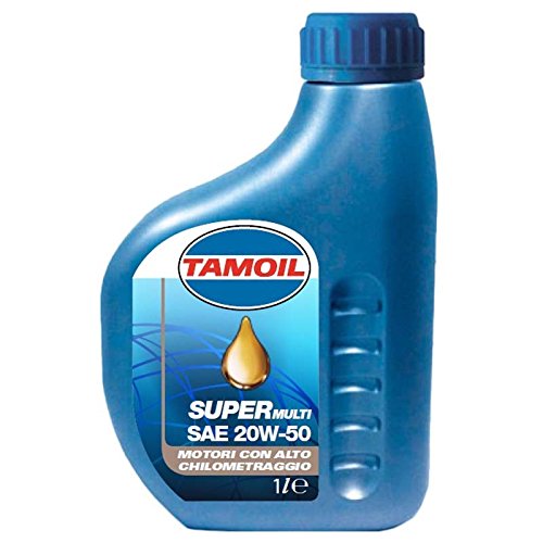 Tamoil Lubrificante Multivisco 20W50, Benzina/Diesel, Uso Intenso 1 Lt
