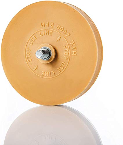 Benbow Gomma Per Cancellare 90Mm Aroma Vaniglia Senza Adattatore - Adatti Per Trapani Standard, Avvitatori A Batteria, Smerigliatrici Diritte (1 Gomma