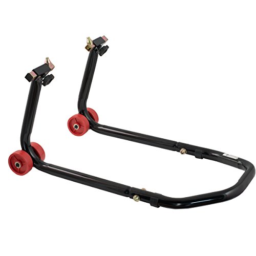 A Pro Front Bike Paddock Stand Wheel Lift Chock Garage Motorcycle Motorbike