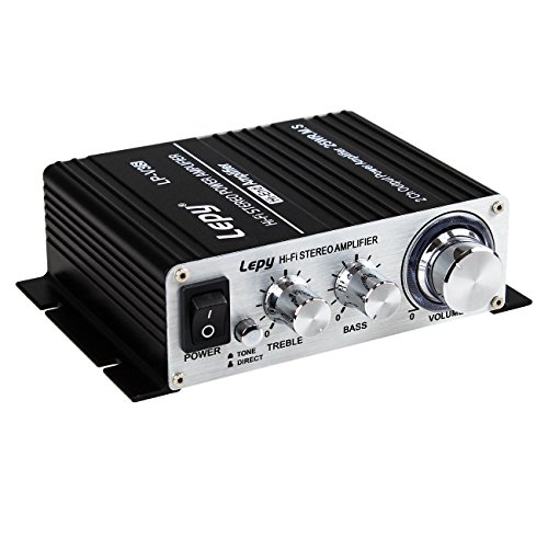 Lepy Lp-V3S Piccolo Amplificatore Hifi Per Auto,Pc, Casa Corrente Dc12V