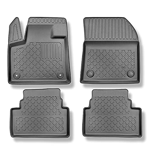 Mossa Tappetini Auto In Tpe Compatibili Con Citroen C5 Aircross Plug-In Hybrid Suv (01.2020- ) - Tappeti Auto Neri - G