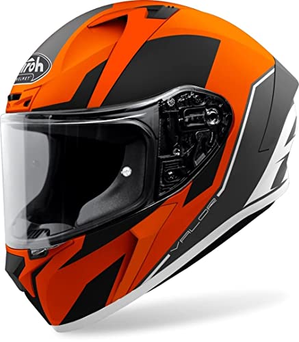 Airoh Valor Va_W32_S Casco, Unisex - Adulto, S, Arancione (Orange Matt)