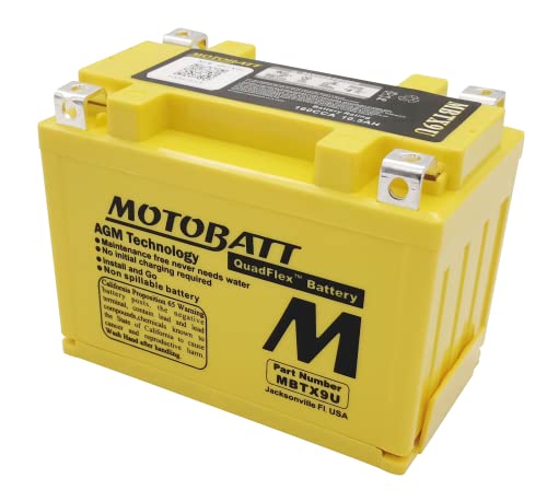 Batteria Potenziata Agm Motobatt 10,5 Ah Mbtx9U