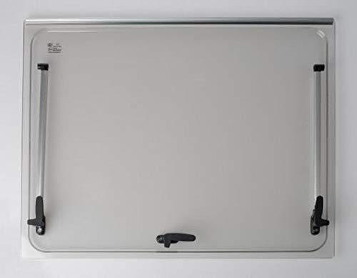 Vetro Di Ricambio 718X534 Per Finestra Camper Seitz 750X600 - Colore Grigio - Compresi Accessori