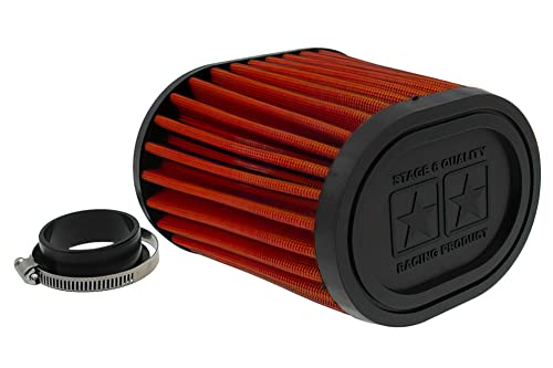 Racin Gluft Filtro Stage6 Drag Race, Airbox Orange, 44 Mm + 49 Mm Connettore