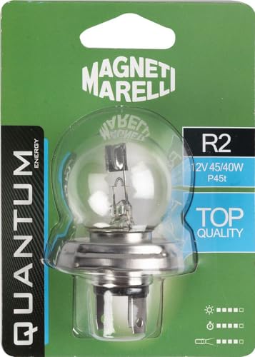 Magneti Marelli R2 Lampadina Singola Asimmetrica Auto 12V 45/40W Attacco P45T