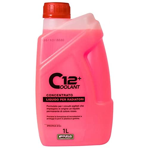 Cora Coolant 12+ Liquido Per Radiatori Rosso Concentrato 1L