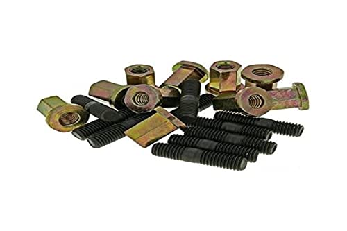 10 X Kit Prigionieri Di Scarico Naraku M8 X M8 Con Dado