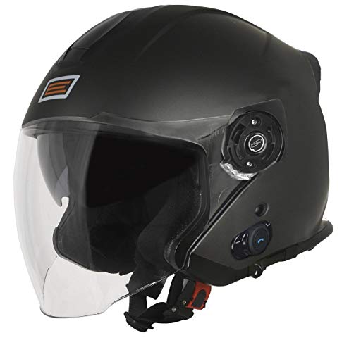 Origine Palio 2.0 Mini S7 Bluetooth Casco Jet (Titanium Matt,M (57/58))
