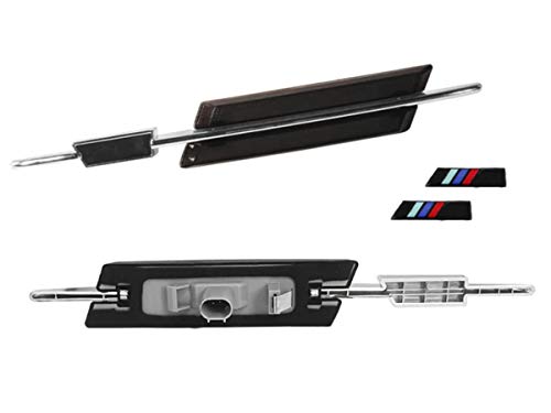 Carall Ln3114 Kit Freccia Laterale A Led Side Marker Dinamica Lente Fume Compatibile Con Bmw E90 E91 E92 E93 E60 E61 E82 E88
