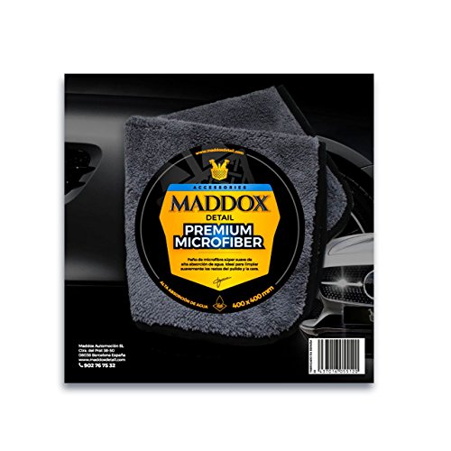 Maddox Detail - Premium Microfiber - Panno In Microfibra 40 X 40 Cm, Super Morbido E A Elevato Assorbimento Di Acqua.