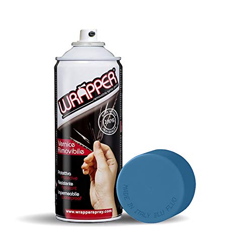 Wrapper Spray Vernici Rimovibili Blu Fluo