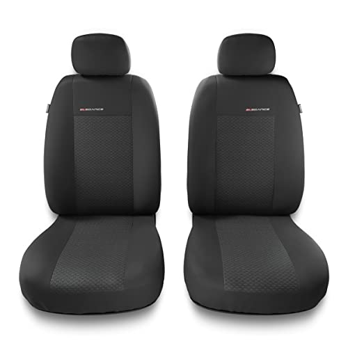 Mossa Coprisedili Anteriori Compatibili Con Renault Megane I, Ii, Iii, Iv (1995-2019) - Fodere Sedili - Set Coprisedili Auto Universali - 2Une-3