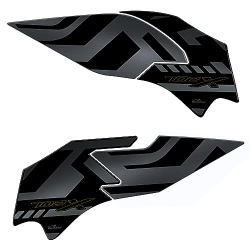Resin Bike Adesivi Moto Compatibile Con Benelli Trk 702X Anthracite Grey 2023. Protezioni Laterali Serbatoio Da Urti E Graffi. Adesivi Resinati Con Ef