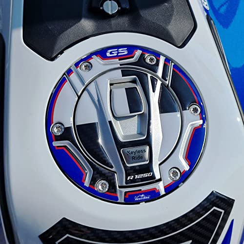 Resin Bike Adesivi Moto Compatibile Con Bmw R 1250 Gs Adventure Rallye 2022. Protezione Tappo Serbatoio Da Urti E Graffi. Adesivo Resinato Effetto 3D