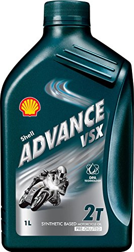Shell Olio Scooter Advance Vsx2, Lubrificanti Moto Scooter, 1 Lt