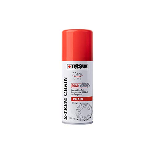 Ipone - Grasso Per Catene Moto Da Strada X-Trem Chain Road - 100 Ml - Lunga Durata 800 Km - Getto Preciso Senza Schizzi