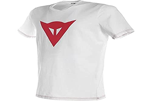 Dainese Speed Demon T-Shirt, Bianco/Rosso, Xl