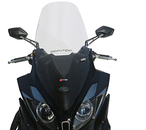 Faco Parabrezza Con Bulloneria Trasparente Per Kymco-Downtown 350 Dal 2015