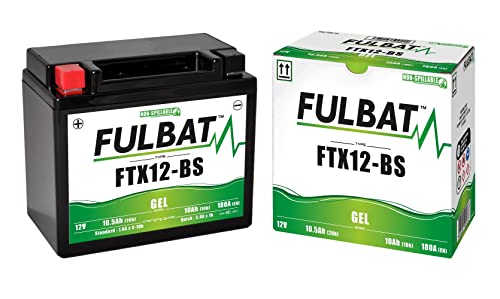 Fulbat - Batteria Moto Gel Ytx12-Bs / Ftx12-Bs 12V 10Ah