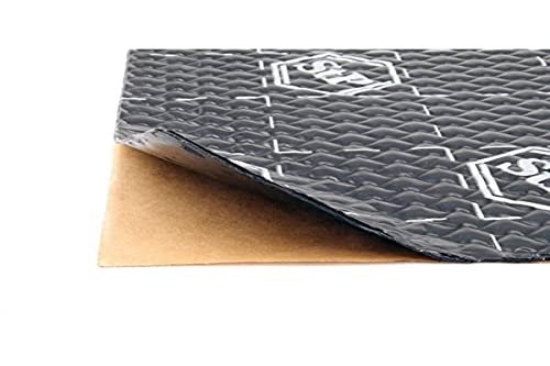 Stp Insonorizzante Black Silver 375 X 265 X 1,8 Mm, In Alubutyl 2 Fogli