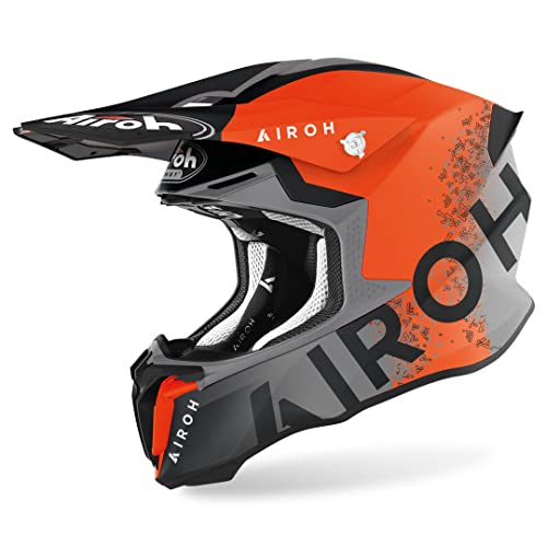 Airoh Casco Twist 2.0 Bit Orange Matt S