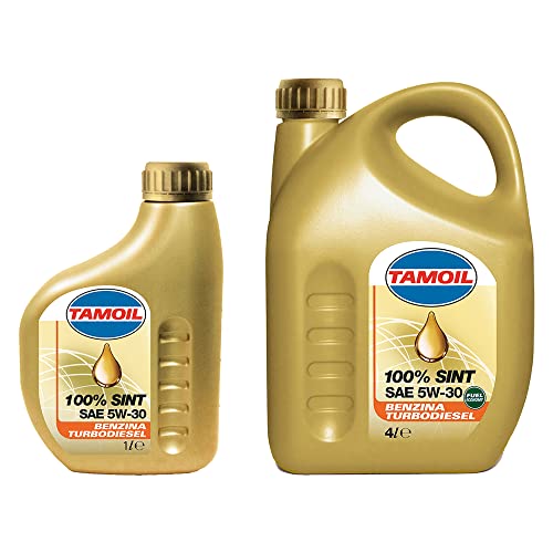 Tamoil 9579 Olio Per Auto 100% Sint 5W30 B-D Lt.4