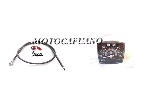 Contachilometri Vespa 50 Special 80 Kmh Completo Kit Ingranaggi E Cavo