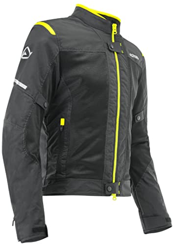 Acerbis Giacca Ce Ramsey Vented Nero/Giallo M