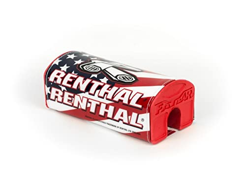 Renthal - Mousse De Guidon 28Mm Fatbar® Rouge/Déco Drapeau Usa