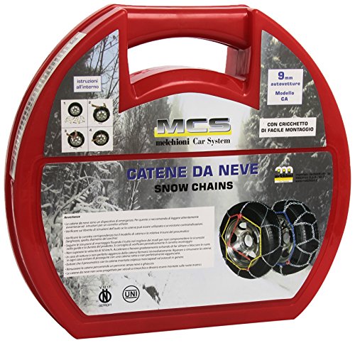 Melchioni 380008030 Catene Da Neve Per Auto Ca930 Omologate E Certificate Tuv Da 9 Mm
