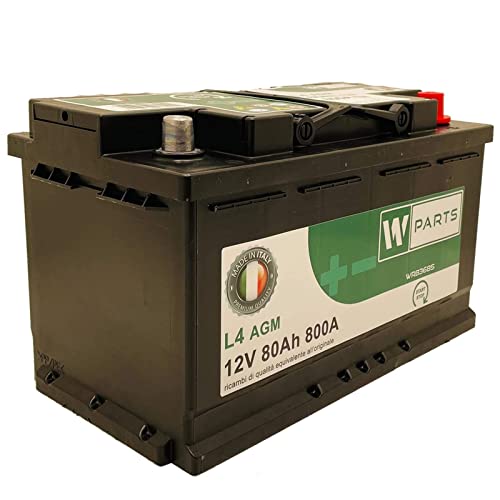 Batteria Auto 80 Ah Agm - 800A Spunto | Start&Stop | 315X175X190 | 80Ah | Vr850