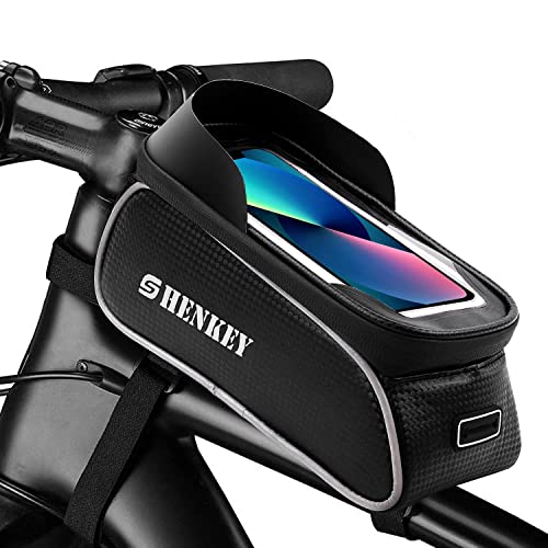 Borsa Da Telaio Per Bicicletta, Supporto Per Telefono Da Bicicletta, Impermeabile, Borsa Per Mountain Bike, Telaio Per Bicicletta, Manubrio Per Scherm