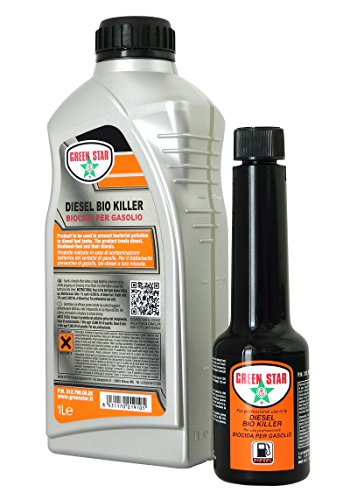 Green Star Diesel Bio Killer Biocida Antialghe Per Gasolio - Additivo Per Gasolio 1 L